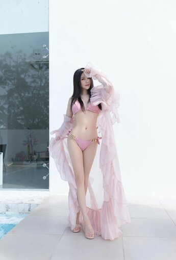 XiuRen 秀人 No.N157 鱼子酱Fish粉色比基尼 - [新秀人套圖] [124P]