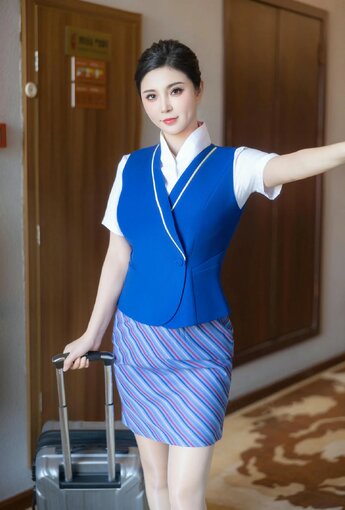 XiuRen 秀人 No.N160 小蛮妖空姐制服肉丝 - [新秀人套圖] [78P]