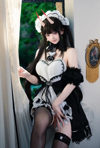 前野太太 - 碧藍航線 能代 女僕【39P】 - COSPLAY [39P]
