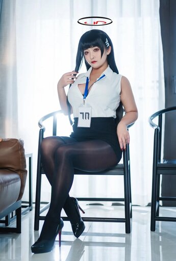 洛璃LoLiSAMA - 蔚藍檔案 調月莉音 【72P】 - COSPLAY [72P]