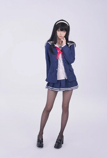 路人女主的養成方法 霞之丘詩羽【50P】 - COSPLAY [50P]