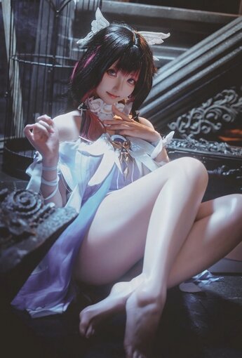 風箏箏箏w - 少女哥倫比婭 【18P】 - COSPLAY [18P]