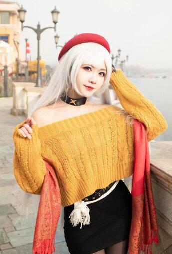 源紗希喵喵喵 - 貝爾法斯特 女僕長的購物日 【15P】 - COSPLAY [15P]