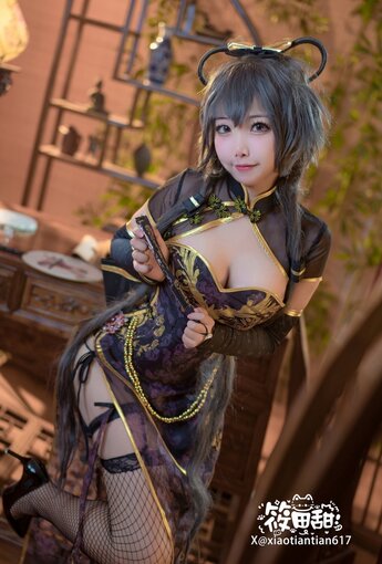 香草奶喵 - 洛天依金絲雀【30P】 - COSPLAY [30P]